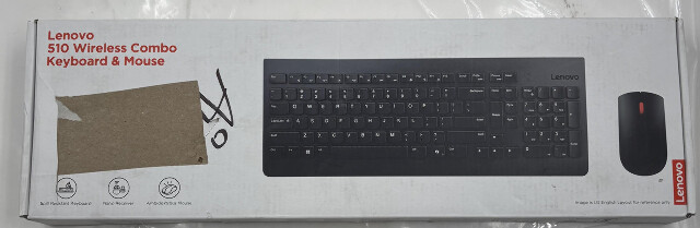 LENOVO 510 WIRELESS COMBO KEYBOARD & MOUSE FOR WINDOWS OPERATING SYSTEMS