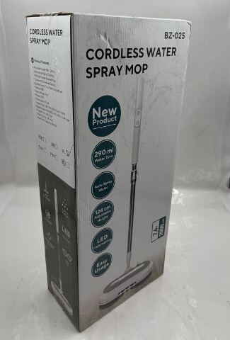 CORDLESS ELECTRIC SPIN MOP BZ-025 UL ELECTRIC FLOOR CLEANER WITH WATER SPRAYER