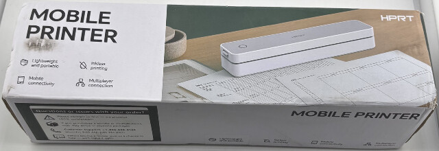 HPRT MT610 MOBILE PRINTER WHITE/GREY INKLESS PRINTING MOBILE CONNECTIVITY