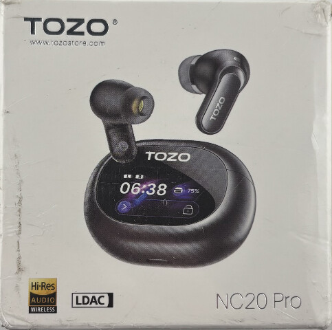 TOZO NC20 PRO T11127 HI-RES AUDIO BT WIRELESS EARBUDS BLACK HEADPHONES