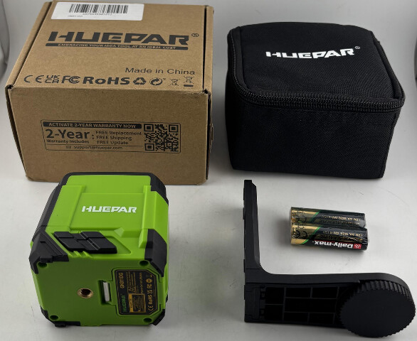 HUEPAR GK011DG 2X1.5V LR6(AA) LASER LEVEL SELF LEVELING GREEN