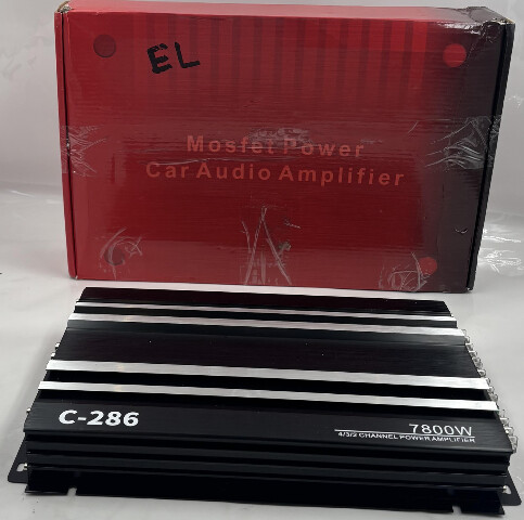 MOSFET POWER C-286 7800W 4/3/2 CHANNEL POWER AMPLIFIER CAR AUDIO AMPLIFIER