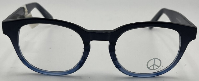 I-DEALOPTICS PEACE WITH IT GLASSES BLUE FRAMES 46-20-140 WOMENS EYEGLASSES