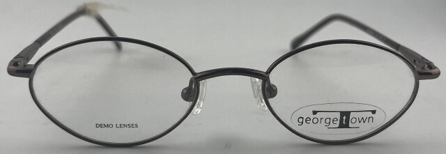 GEORGE TOWN LILY EYE Q GLASSES BROWN FRAMES 39-16-125 WOMENS EYEGLASSES