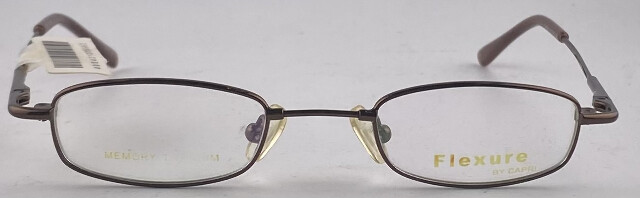 FLEXURE CAPRI FX-21 GLASSES COFFEE FRAMES 41-18-125 UNISEX EYEGLASSES