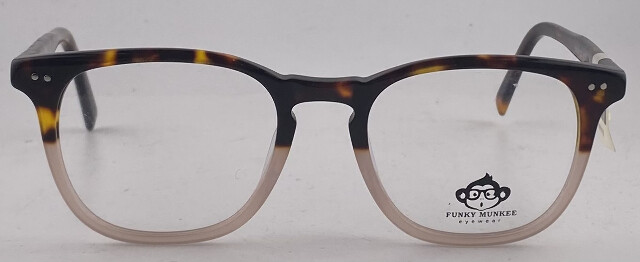 FUNKY MUNKEE EYEWEAR SRA206 C1 TORTOISE/PINK FRAMES 48-19-145 UNISEX EYEGLASSES