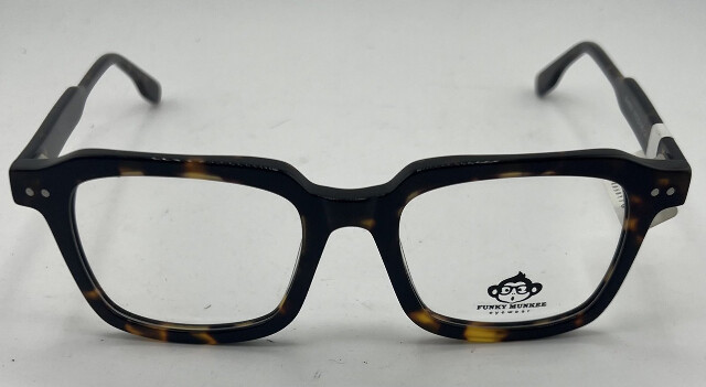 FUNKY MUNKEE EYEWEAR JS6001 C4 TORTOISE FRAMES 51-20-145 UNISEX EYEGLASSES