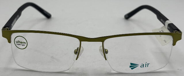 ULTEM AIR A8002 53-18-140 ANT GOLD MENS EYEGLASSES FRAMES