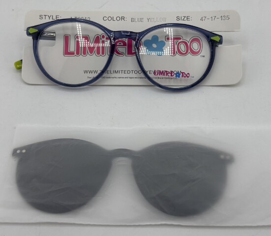 LIMITED TOO LT9042 GLASSES BLUE FRAMES 47-17-135 UNISEX EYEGLASSES