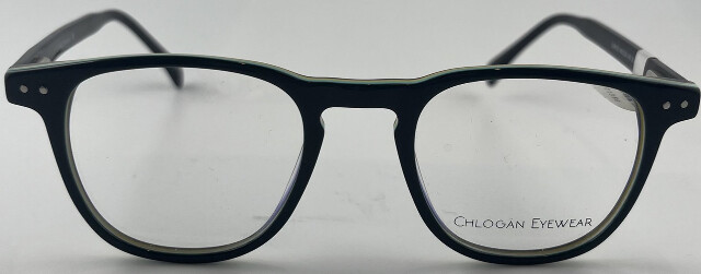 CHLOGAN EYEWEAR CH9110 GLASSES BLACK FRAMES 46-20-145 UNISEX EYEGLASSES