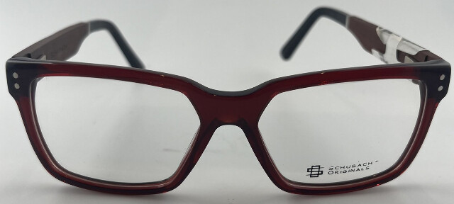 SCHUBACH ORIGINALS 6905 GLASSES C4 RED FRAMES 51-18-140 UNISEX EYEGLASSES