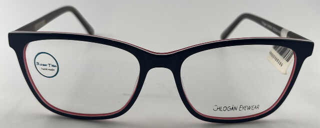 CHLOGAN EYEWEAR CH9016 GLASSES BLUE/WHITE FRAMES 53-16-140 UNISEX EYEGLASSES
