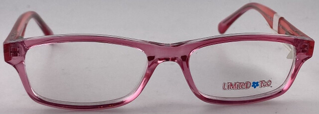 LIMITED TOO 102 GLASSES PINK FRAMES 48-16-130 WOMENS EYEGLASSES