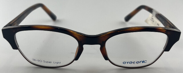EYECONIC ALEX GLASSES TORTOISE FRAMES 48-19-140 UNISEX EYEGLASSES