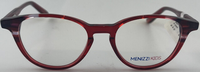MENIZZI KIDS MA4038K GLASSES 01 CRYSTAL RED FRAMES 44-16-125 KIDS EYEGLASSES