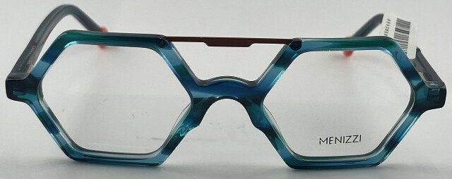 MENIZZI MK501 GLASSES 02 CRYSTAL GREEN FRAMES 46-19-130 UNISEX EYEGLASSES
