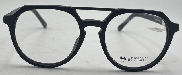 SCHUBACH ORIGINALS SPR092 C82 51-19-143 BLACK/GREY FADE WOOD EYEGLASSES FRAMES