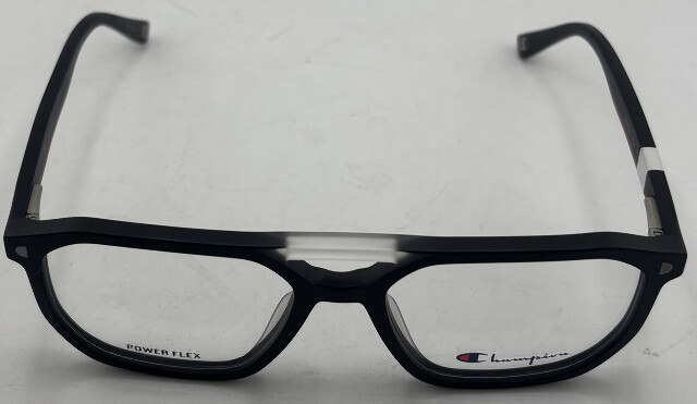 CHAMPION HUSTLE C01 53-17-135 BLACK/RED POWER FLEX EYEGLASS FRAMES