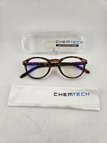 CHEMTECH 5007 JAMIE TORTOISE BROWN 46-18-140 +0.25 EYEGLASSES