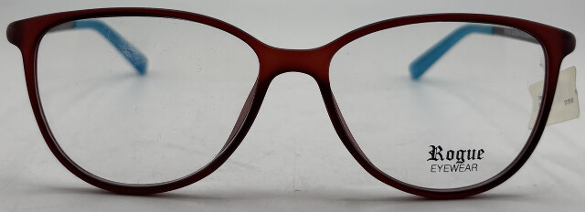 ROGUE R1015 54-14-135 BROWN/AQUA UNISEX EYEGLASSES FRAMES