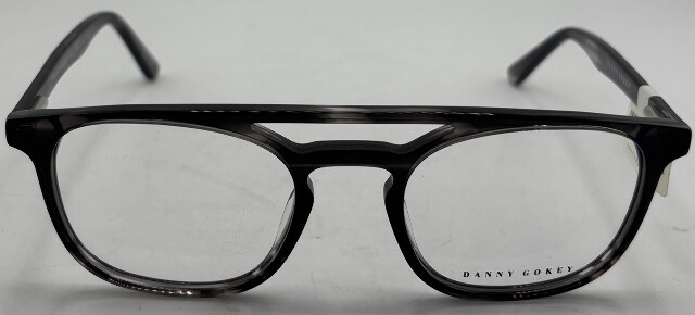 DANNY GOKEY 113 50-20-140 CRYSTAL GREY MENS EYEGLASS FRAMES