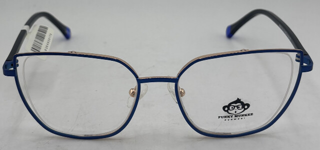 FUNKY MUNKEE BOM1101 52-18-135 C3 BLUE WOMENS EYEGLASS FRAMES