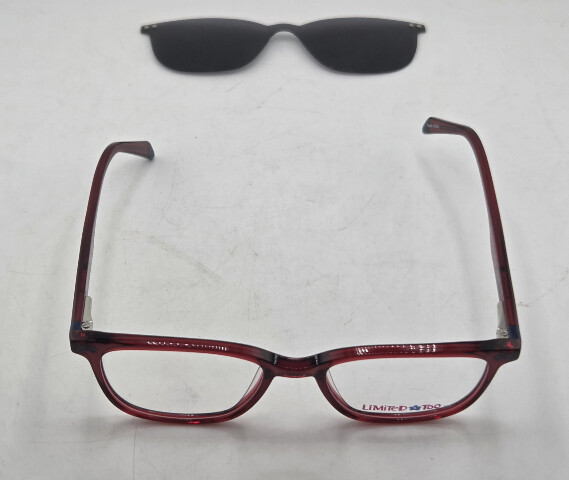 LIMITED TOO LT9037 GLASSES BURGUNDY/BLUE FRAMES 48-16-135 UNISEX SUNGLASSES