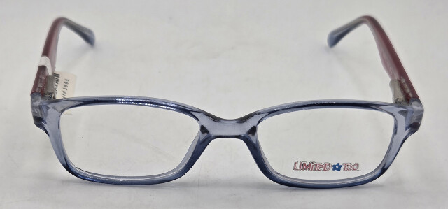 LIMITED TOO L100 GLASSES BLUE FRAMES 46-17-130 WOMENS EYEGLASSES