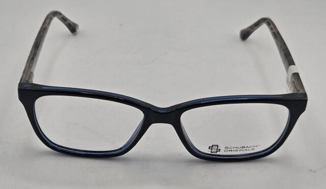 SCHUBACH ORIGINALS SS-115 GLASSES BLUE FRAMES 56-17-145 UNISEX ADULTS EYEGLASSES
