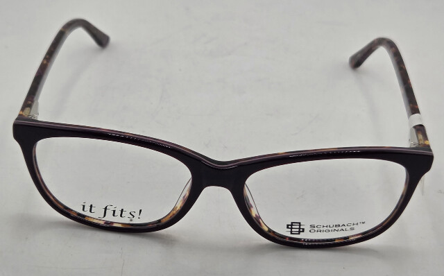 SCHUBACH ORIGINALS CHIC KIA GLASSES BURGUNDY FRAMES 56-17-150 WOMENS EYEGLASSES