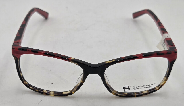 SCHUBACH ORIGINALS BELLA 305 GLASSES TORT RED FRAMES 53-15-135 WOMENS EYEGLASSES
