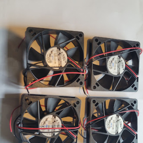 LOT OF 4 - ADDA 12VDC 70MM FANS AD0712MB-D70 NEW