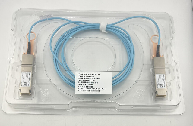 DELL QSFP-100G-AOC2M ACTIVE OPTICAL CABLE CPN: 10-3173-04