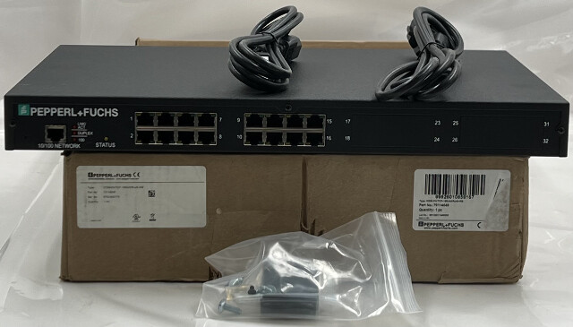 PEPPER FUCHS COMTROL ICDM-RX/TCP16RJ45-RJ45-RM 70114048 DEVICE MASTER GATEWAY