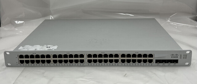 CISCO MERAKI MS210-48FP-HW GIGABIT ETHERNET SWITCH 100-240V 50-60HZ UNCLAIMED