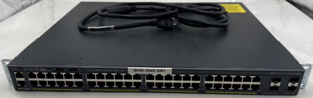 CISCO CATALYST 2960-X SERIES WS-C2960X-48LPS-L MANAGED SWITCH