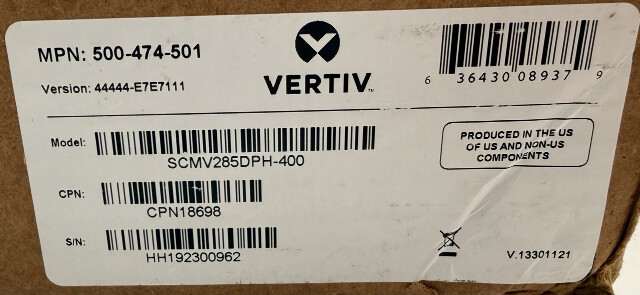 VERTIV CYBEX SCMV285DPH-400 500-474-501 8-PORT MULTIVIEWER KVM SWITCHBOX