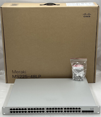 CISCO MERAKI MS225-48LP 48-PORT STACKABLE ACCESS ETHERNET SWITCH