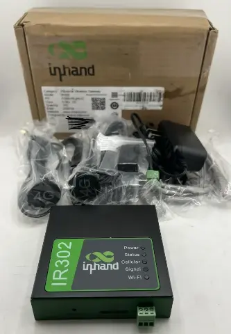 INHAND NETWORKS INROUTER302 FQ33-WLAN-IO INDUSTRIAL 4G LTE ROUTER UNCLAIMED