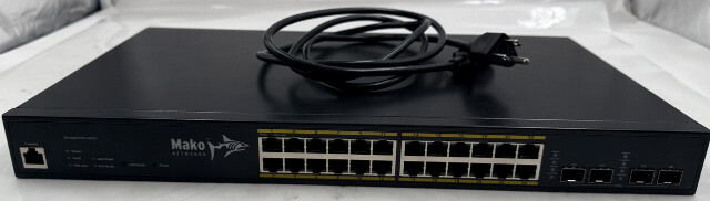MAKO NETWORKS 1024-SW/P 24 PORT GIGABIT POE MANAGED SWITCH WITH 4 SFP SLOTS