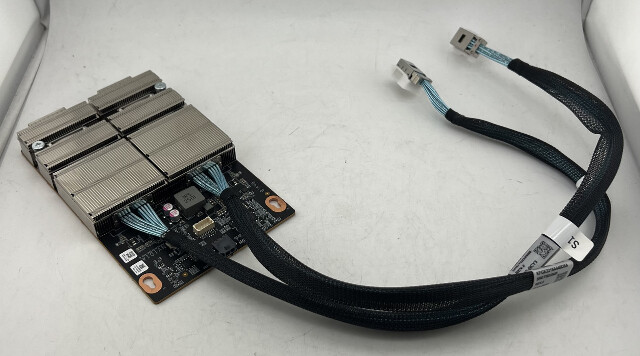 NVIDIA CONNECTX BOARD WITH 2 PORT OSFP ADAPTERS