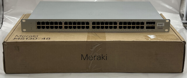 CISCO MERAKI MS130-48-HW 48-PT GIGABIT CLOUD-MANAGED SWITCH A90-114008 UNCLAIMED