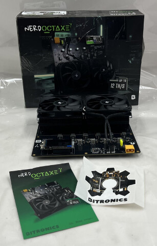 BITAXE NERDOCTAXE (GAMMA) REV 3.1 DOUBLE-Q BITCOIN SOLO MINER