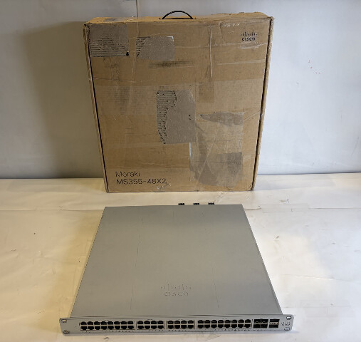 CISCO MERAKI MS355-48X2-HW 48-PORT MULTIGIGABIT MG UPOE LAYER 3 MANAGED SWITCH