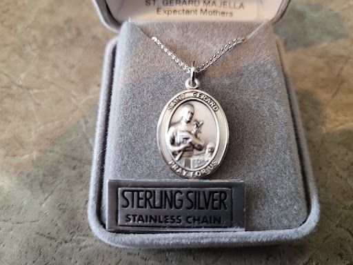 BLISS - STERLING SILVER ST GERARD MA JELLA MEDALLION EXPECTANT MOTHERS 8042SS/18S