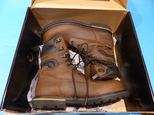 ROCKY MEN'S RKK0242 GOVERNOR COMPOSITE TOE WATERPROOF BOOTS SIZE 8M