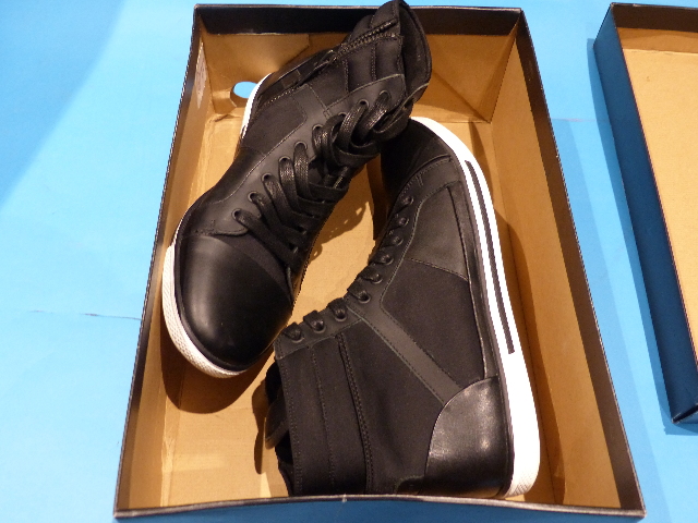 KENNETH COLE MEN'S UP SIDE DOWN BLACK SHOES SIZE 8.5 M KMH5YL001