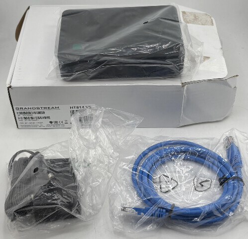 GRANDSTREAM HT814-V2 961-00092-11A004 NAT ROUTER 2 GIGE 4 FXS