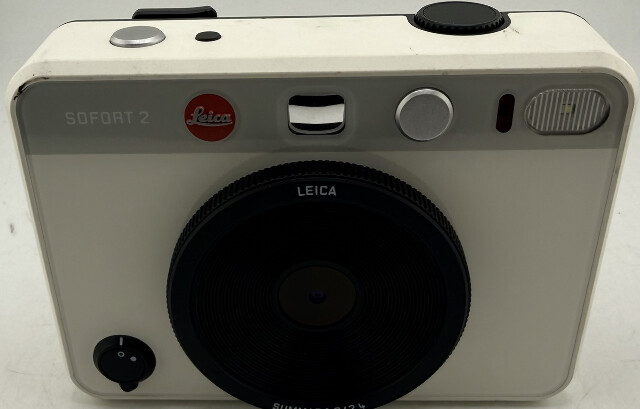 LEICA SOFORT 2 19188 WHITE DIGITAL HYBRID INSTANT PHOTO CAMERA WITH LCD DISPLAY