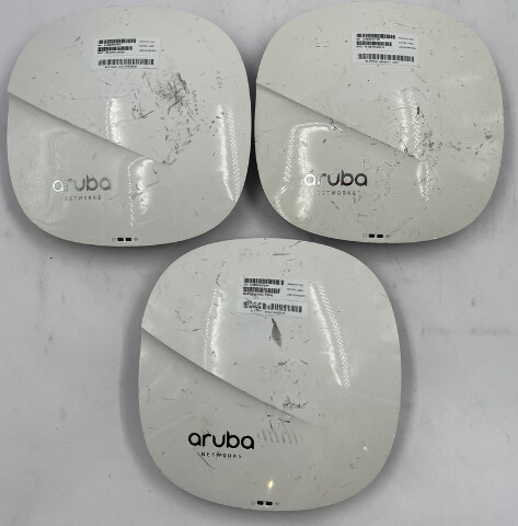 LOT OF 3 ARUBA APIN0325 UNIFIED ACCESS POINTS JW186A AP-325